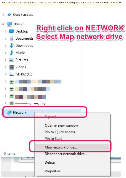 How to map a network drive on Windows – ISD 192 Farmington Schools